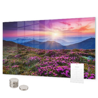 Magneetbord Zonsopgangbloemen