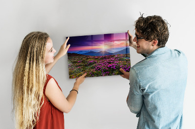 Magneetbord Zonsopgangbloemen