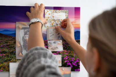 Magneetbord Zonsopgangbloemen
