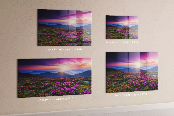 Magneetbord Zonsopgangbloemen