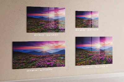 Magneetbord Zonsopgangbloemen