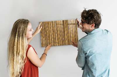 Magneetbord Bamboe stokken