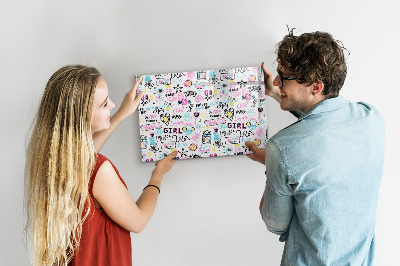 Magneetbord Graffiti