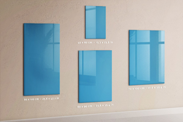 Magnet board Blauwe kleur