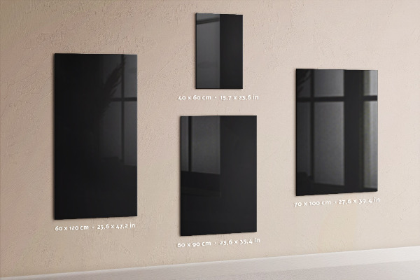 Magneet bord Zwarte kleur