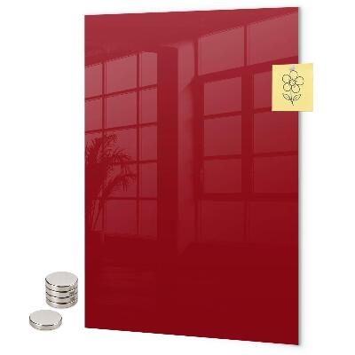 Magneet bord Bordeauxrode kleur