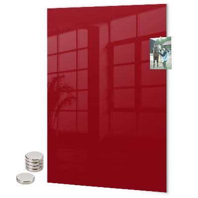 Magneet bord Bordeauxrode kleur