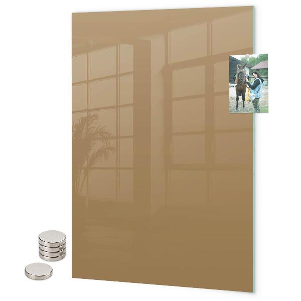 Magneet bord Donkerbeige kleur
