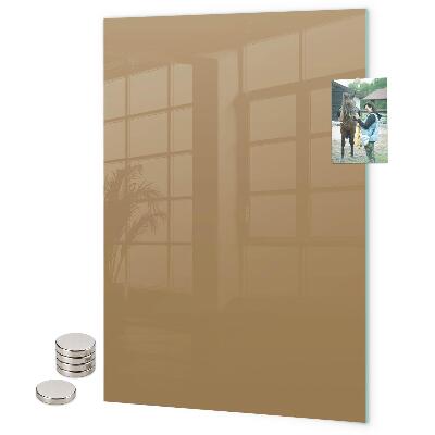 Magneet bord Donkerbeige kleur