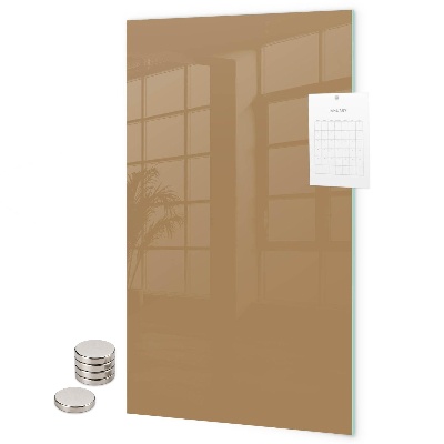 Magneet bord Donkerbeige kleur