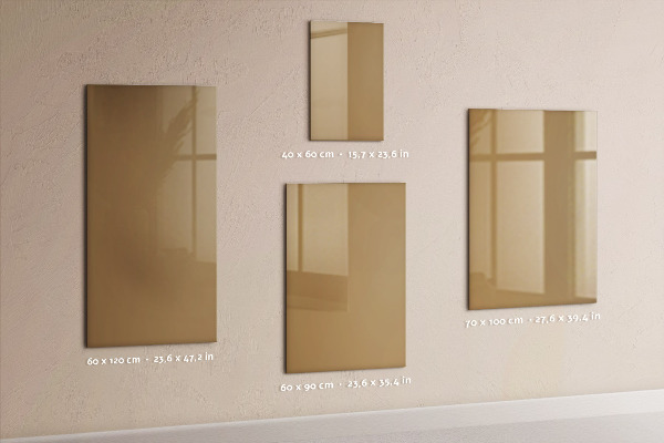 Magneet bord Donkerbeige kleur