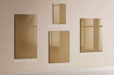 Magneet bord Donkerbeige kleur