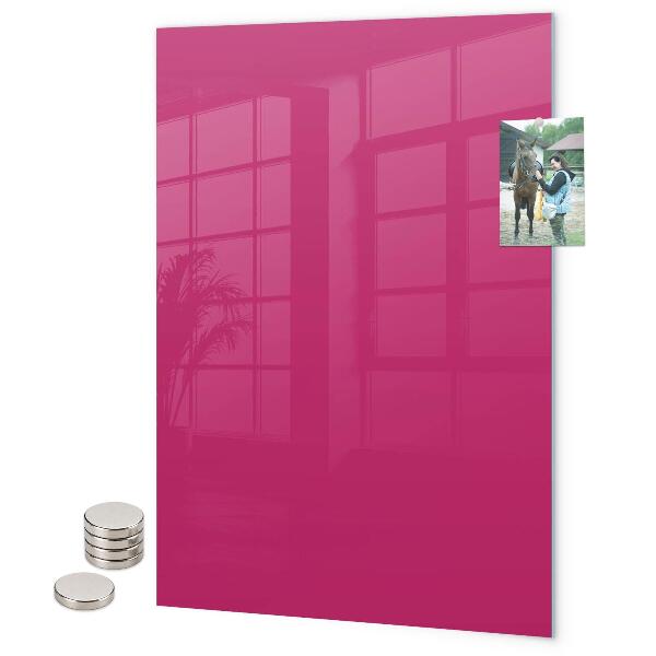 Magnet board Donkerroze kleur
