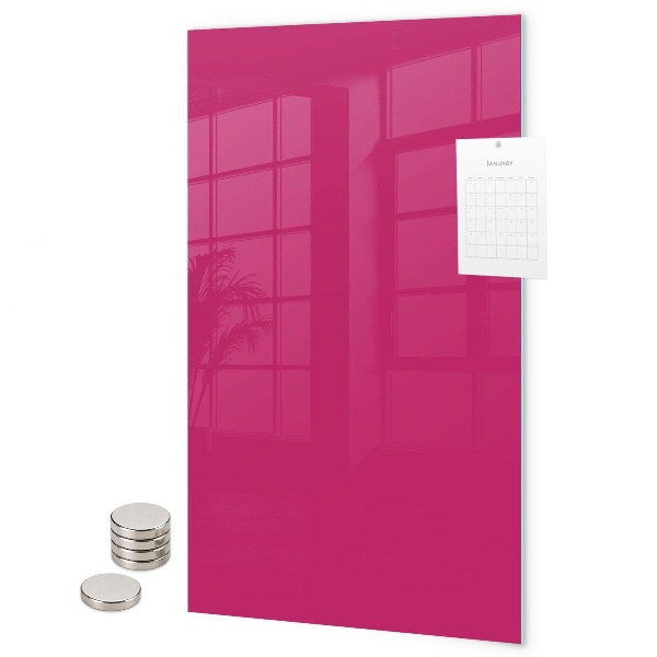Magnet board Donkerroze kleur