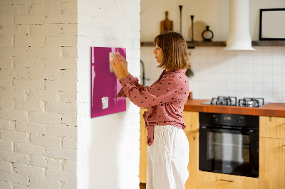 Magnet board Donkerroze kleur