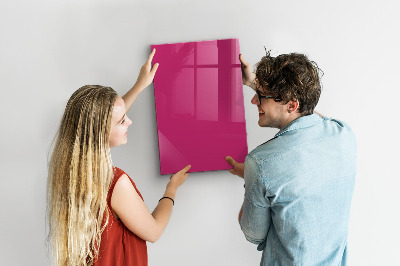 Magnet board Donkerroze kleur