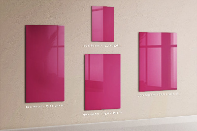Magnet board Donkerroze kleur