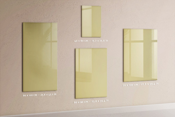 Magnet board Crème kleur