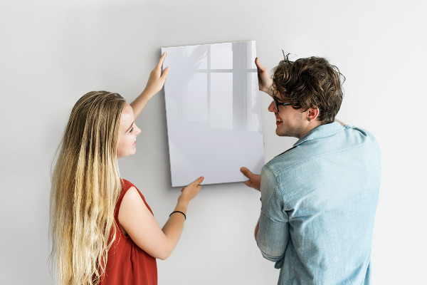 Magneet bord Kleur: donkerwit