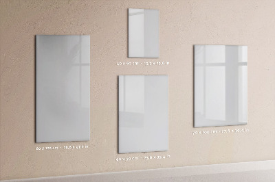Magneet bord Kleur: donkerwit