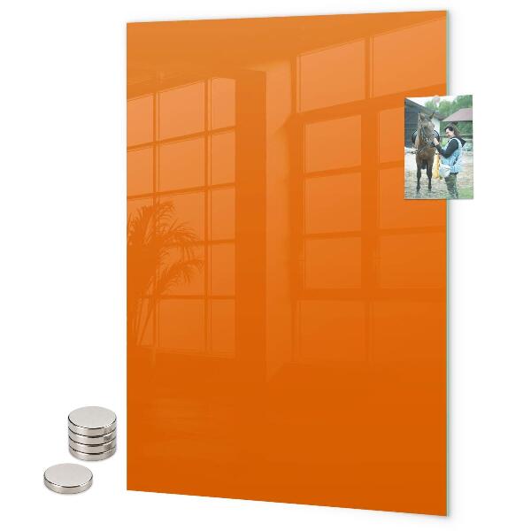 Magnet board Oranje kleur