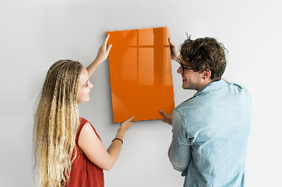 Magnet board Oranje kleur