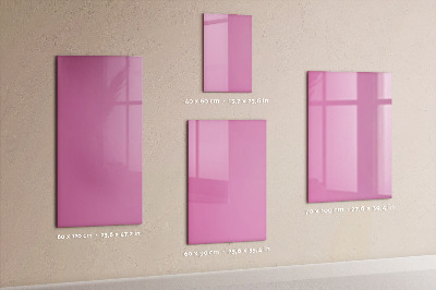 Magneet bord Roze
