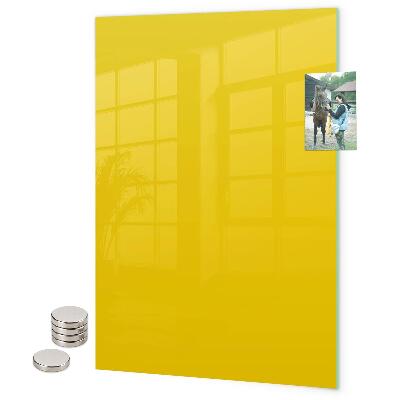 Magnet board Lichtgele kleur