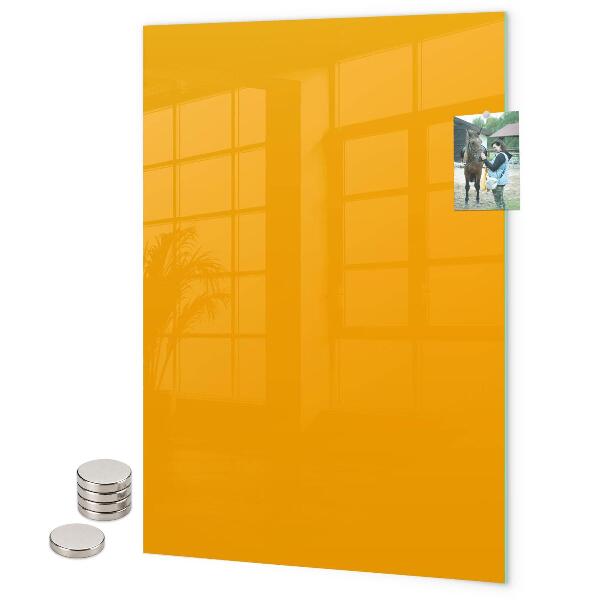 Magnet board Lichtgele kleur