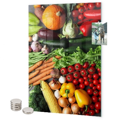 Magneet bord Kleurrijke groenten