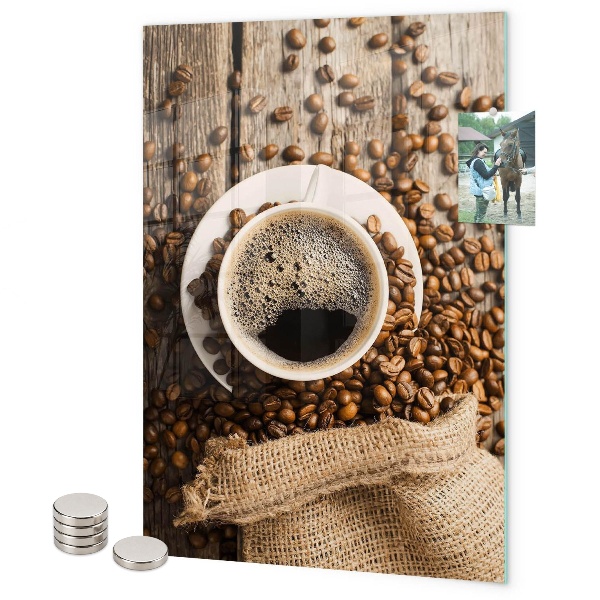 Magnet board koffiebonen