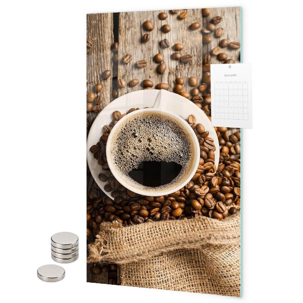 Magnet board koffiebonen