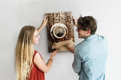 Magnet board koffiebonen