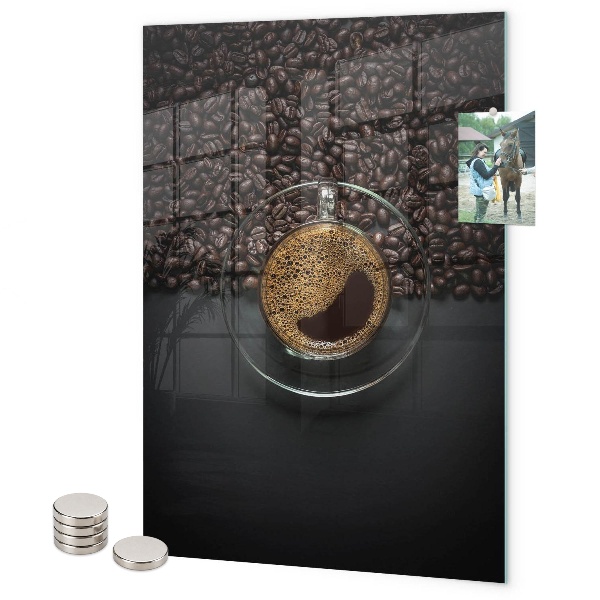 Magnet board Koffie en zaden