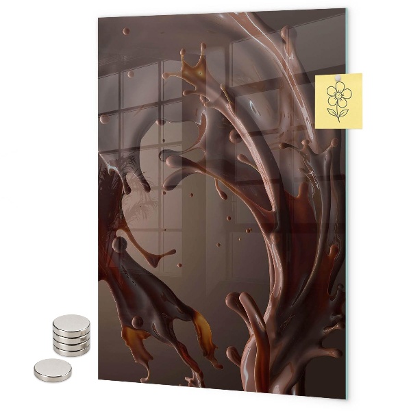 Magnet board Gemorste chocolade