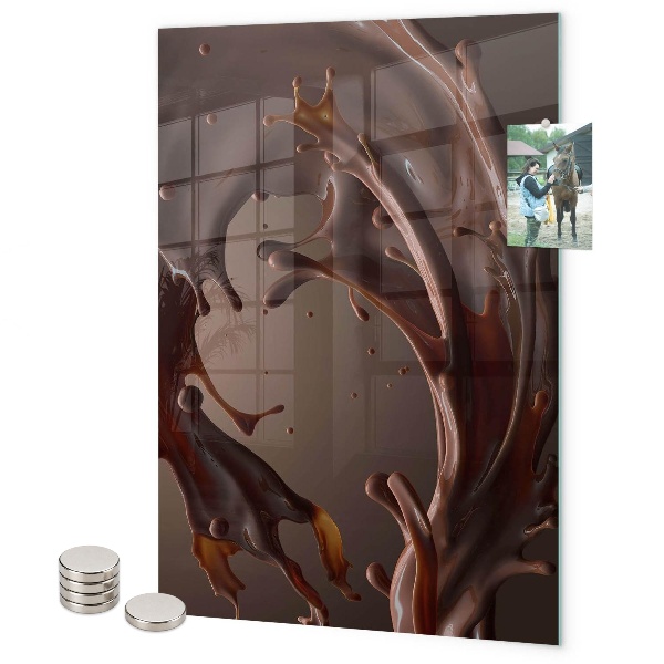 Magnet board Gemorste chocolade