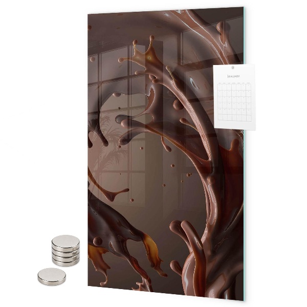 Magnet board Gemorste chocolade