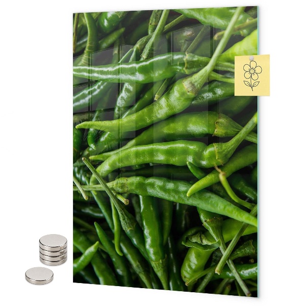 Magnet board Groene paprika