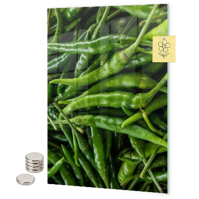 Magnet board Groene paprika