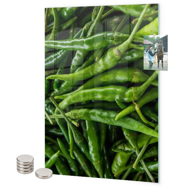 Magnet board Groene paprika