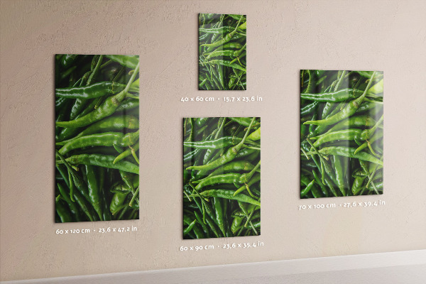 Magnet board Groene paprika
