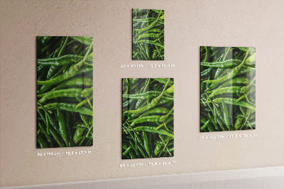 Magnet board Groene paprika