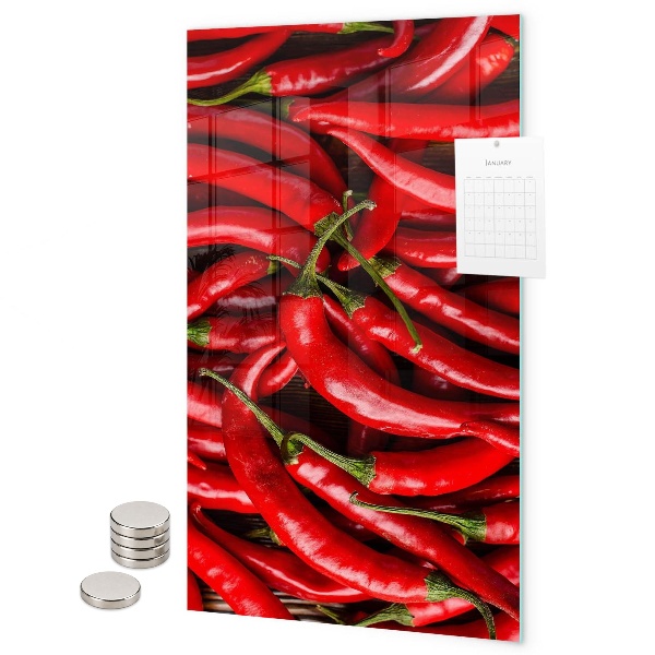 Magneet bord Hete pepers
