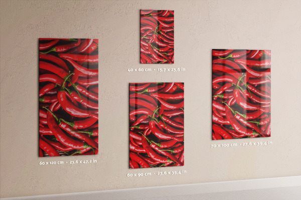 Magneet bord Hete pepers