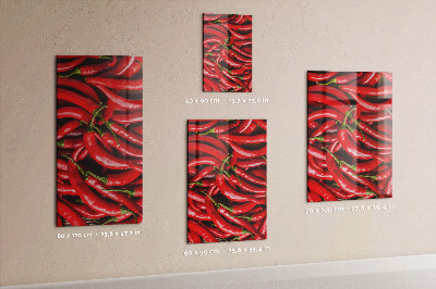 Magneet bord Hete pepers