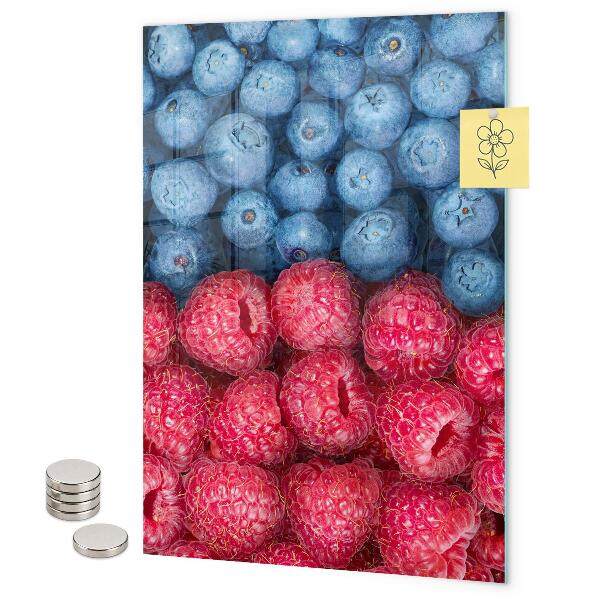 Magnet board Bosbessen en frambozen