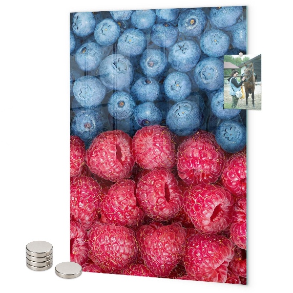 Magnet board Bosbessen en frambozen