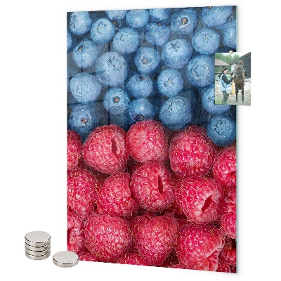 Magnet board Bosbessen en frambozen