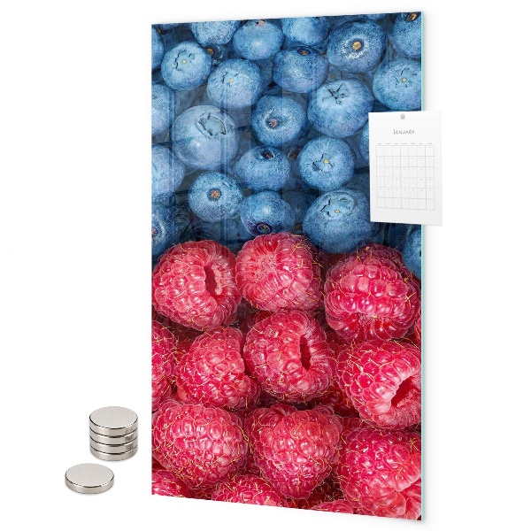 Magnet board Bosbessen en frambozen