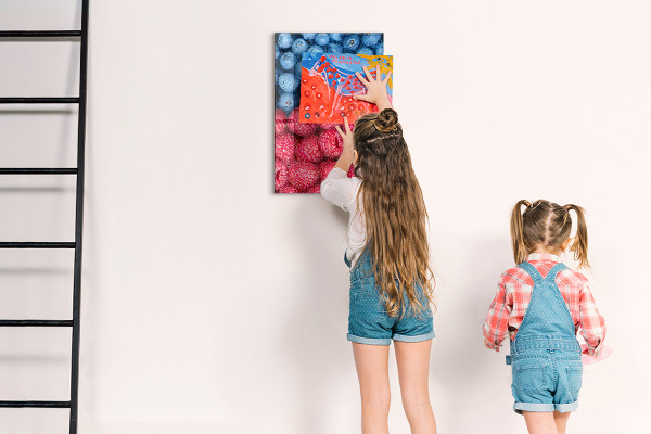 Magnet board Bosbessen en frambozen